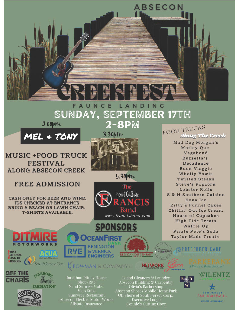 CREEKFEST EVENT INFORMATION AND PARKING