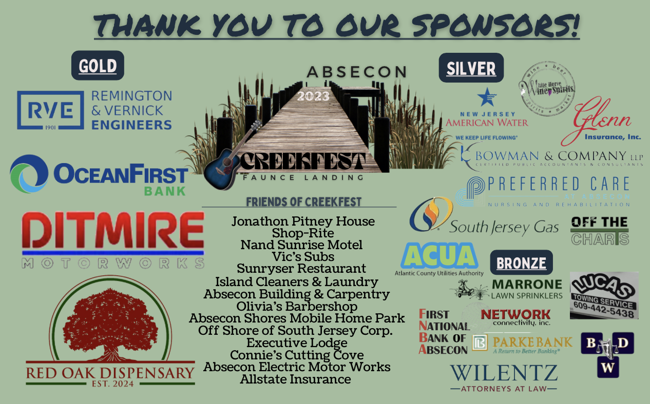 CREEKFEST Sponsors