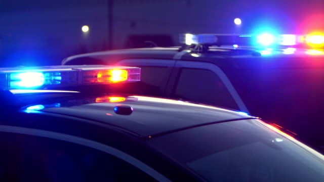 police car lights
